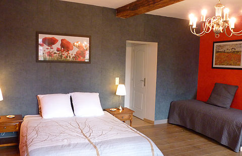 Chambre Coquelicot