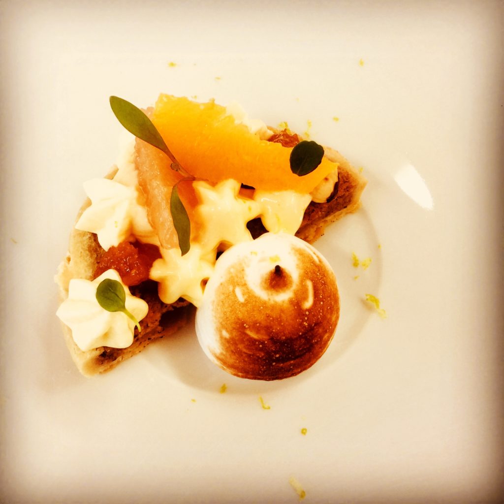 Le dessert de la table d'hôtes